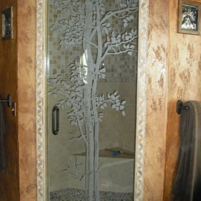 Etched, Custom & Sliding Glass Shower Doors